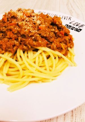 作り置き手作りミートソースでパスタ☆-レシピのメイン写真