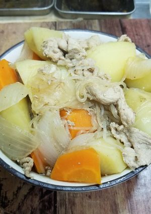 チューハイを使った肉じゃが-レシピのメイン写真