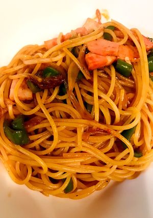 ★簡単に美味しく★焼きそば風ナポリタン-レシピのメイン写真