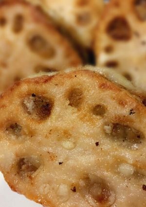 れんこんの甘辛はさみ揚げ-レシピのメイン写真