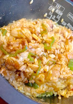 ケチャップの旨旨チキンライス 炊飯器編-レシピのメイン写真