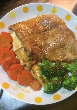 焼肉のたれで豚肉のステーキ！-レシピのメイン写真
