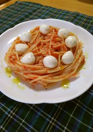 健活♪シンプルが美味しい☆トマトパスタ-レシピのメイン写真