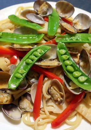 あさりと筍のパスタ♪シンプルが美味-レシピのメイン写真