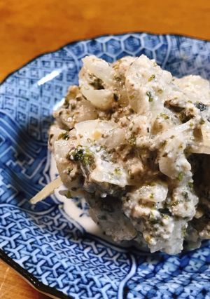 新玉ねぎとたらこの白和え風サラダ-レシピのメイン写真