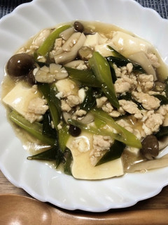 鶏ひき肉と豆腐の餡かけ-レシピのメイン写真
