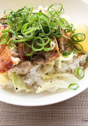 パリパリチキンステーキ丼-レシピのメイン写真