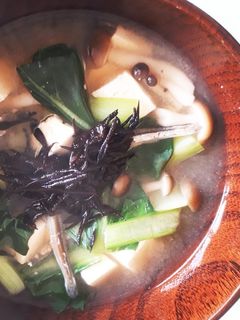 鉄分補給 煮干しの味噌汁-レシピのメイン写真