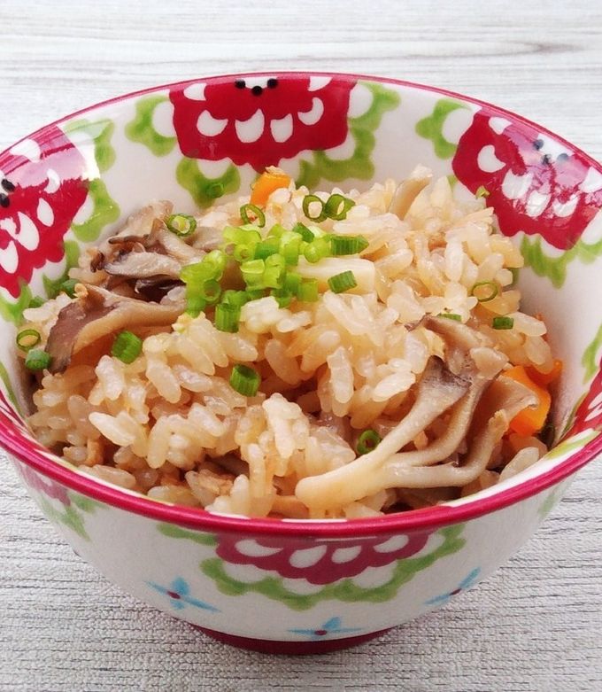 ポン酢で旨い!!ツナと舞茸の炊き込みご飯-レシピのメイン写真