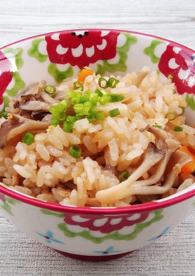 ポン酢で旨い!!ツナと舞茸の炊き込みご飯-レシピのメイン写真