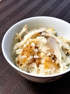 舞茸とお揚げの炊き込みご飯【覚書】-レシピのメイン写真