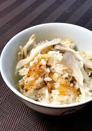 舞茸とお揚げの炊き込みご飯【覚書】-レシピのメイン写真