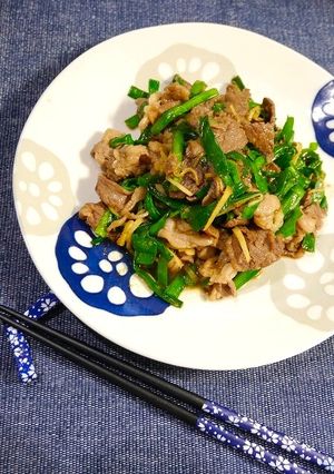 簡単！牛肉のしょうが焼き-レシピのメイン写真