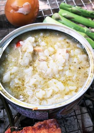 ソロキャンプ飯 タイカレーリゾット-レシピのメイン写真