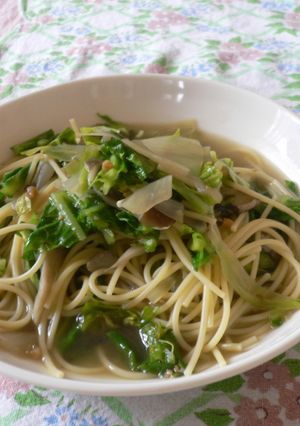 絶品！手抜き和風スープパスタ-レシピのメイン写真