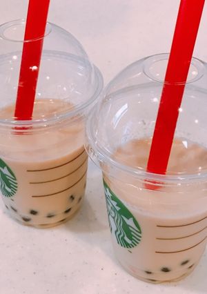 冷凍タピオカで、タピオカミルクティー!-レシピのメイン写真