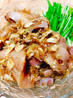 鰤と鰹の出会い(鰤の漬け)-レシピのメイン写真