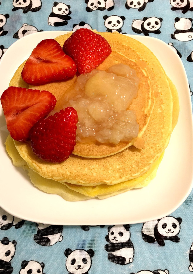 いつもよりふんわりパンケーキ-レシピのメイン写真