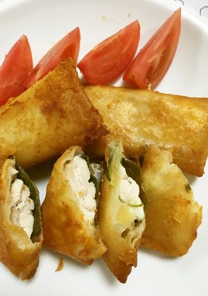 鶏胸肉と大葉のチーズ春巻き-レシピのメイン写真