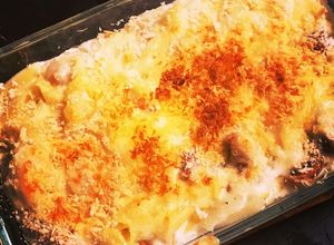 簡単シチュールウでチキンマカロニグラタン-レシピのメイン写真