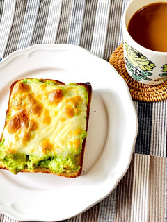 アボカド海苔わさトースト-レシピのメイン写真