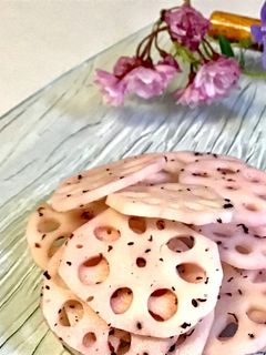 ゆかり味レンコン-レシピのメイン写真