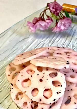ゆかり味レンコン-レシピのメイン写真