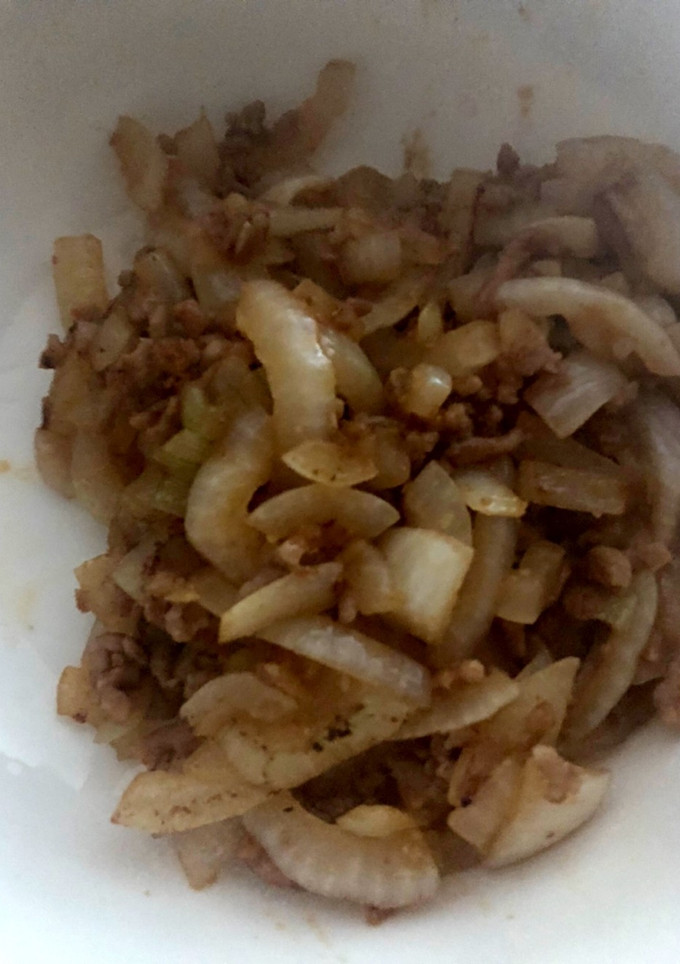 新玉ねぎとひき肉のオイスター炒め-レシピのメイン写真