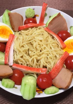 簡単!冷やし中華の彩り風!(^^)!-レシピのメイン写真
