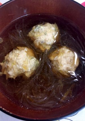 春雨と肉団子の和風スープ-レシピのメイン写真