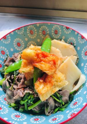 たけのこ&牛肉☆塩漬けレモンエスニック煮-レシピのメイン写真