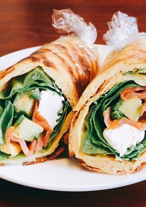 大豆粉＊低糖質トルティーヤ風ソフトラップ-レシピのメイン写真