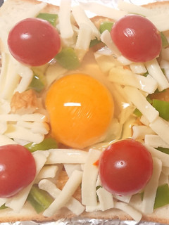 NO.1目玉焼きトースト♡フライパン不要-レシピのメイン写真