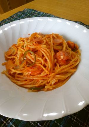 健活♪減塩でも美味★スパゲティナポリタン-レシピのメイン写真