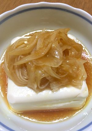タマネギソースの冷奴-レシピのメイン写真
