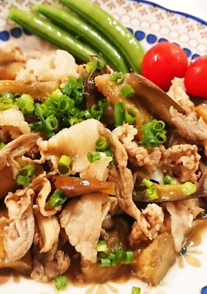 豚肉とナスのさっぱり炒め-レシピのメイン写真