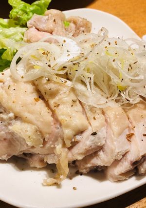 ほぼ放置♪簡単むね肉のサラダチキン~塩鶏-レシピのメイン写真
