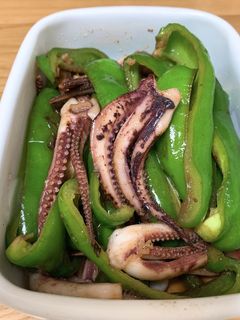 イカとピーマンのにんにく炒め-レシピのメイン写真