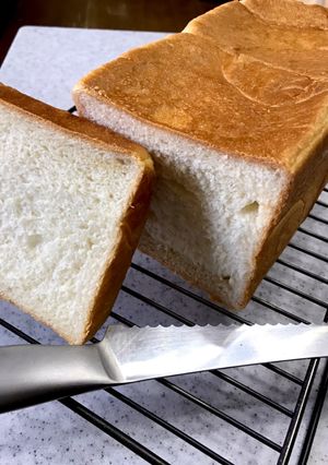 【HB】耳までしっとり角生食パン 改良版-レシピのメイン写真