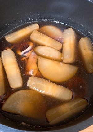 大根とイカのピリ辛煮-レシピのメイン写真