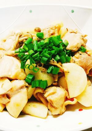 ♪山芋と鶏肉の甘辛しょうが煮♪-レシピのメイン写真