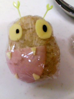 キャラおにぎり おしりかじり虫-レシピのメイン写真