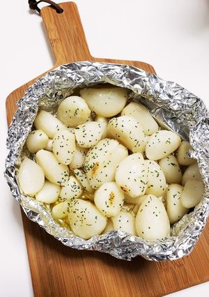 生にんにくの素揚げ★ホイル焼きも可!-レシピのメイン写真