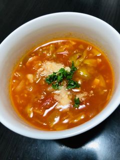 春キャベツとトマトのスープ-レシピのメイン写真