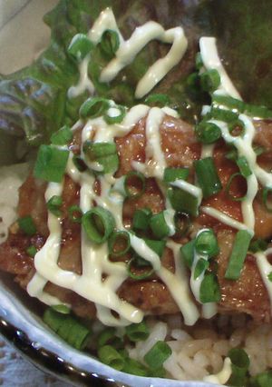 こってり！照り揚げ卵丼-レシピのメイン写真