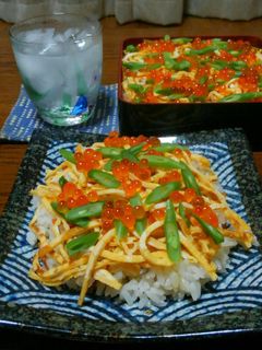 いくらキラキラ☆ちらし寿司-レシピのメイン写真