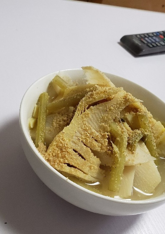 採りたてのタケノコとフキの胡麻煮-レシピのメイン写真