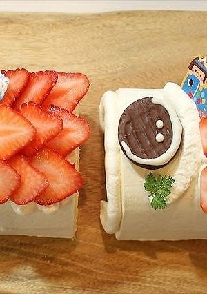 こいのぼりロールケーキ☆こどもの日☆-レシピのメイン写真