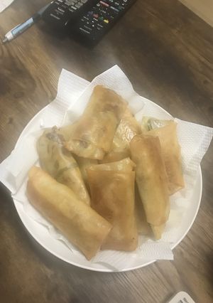 じゃがいもの青椒肉絲風春巻き-レシピのメイン写真