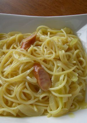 簡単炊飯器ｄｅカルボナーラ風♪-レシピのメイン写真